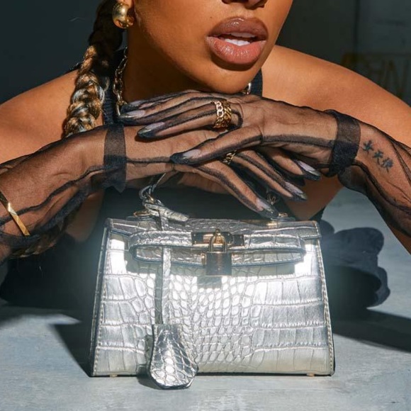 Peta + Jane Gold Hedi Bag - Picture 2 of 4